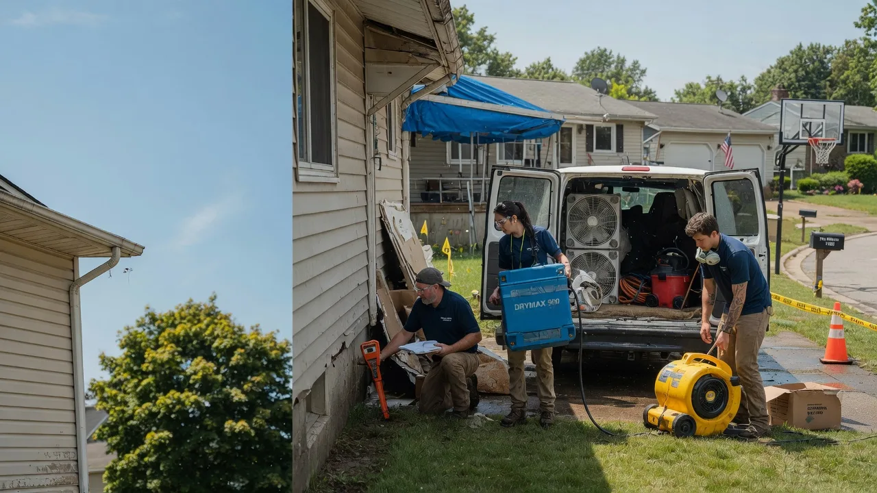 Ceiling Leak Cleanup in Columbia Cross Roads, PA near me